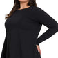 Extended Size Long Sleeve Top