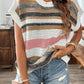 Eyelet Knit Sweater Tee