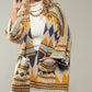 Gold, Rustic and Geometric Cardigan