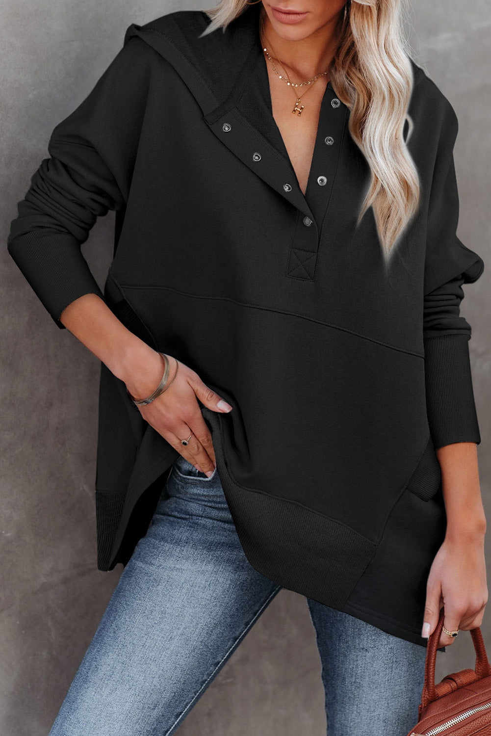 Daring Henley Hoodie