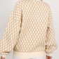 Oatmeal Diamond Sweater