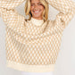 Oatmeal Diamond Sweater