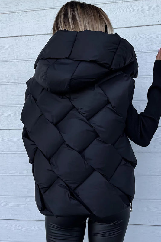 Quilted Hooded Vest