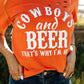 Cowboys and Beer Tee