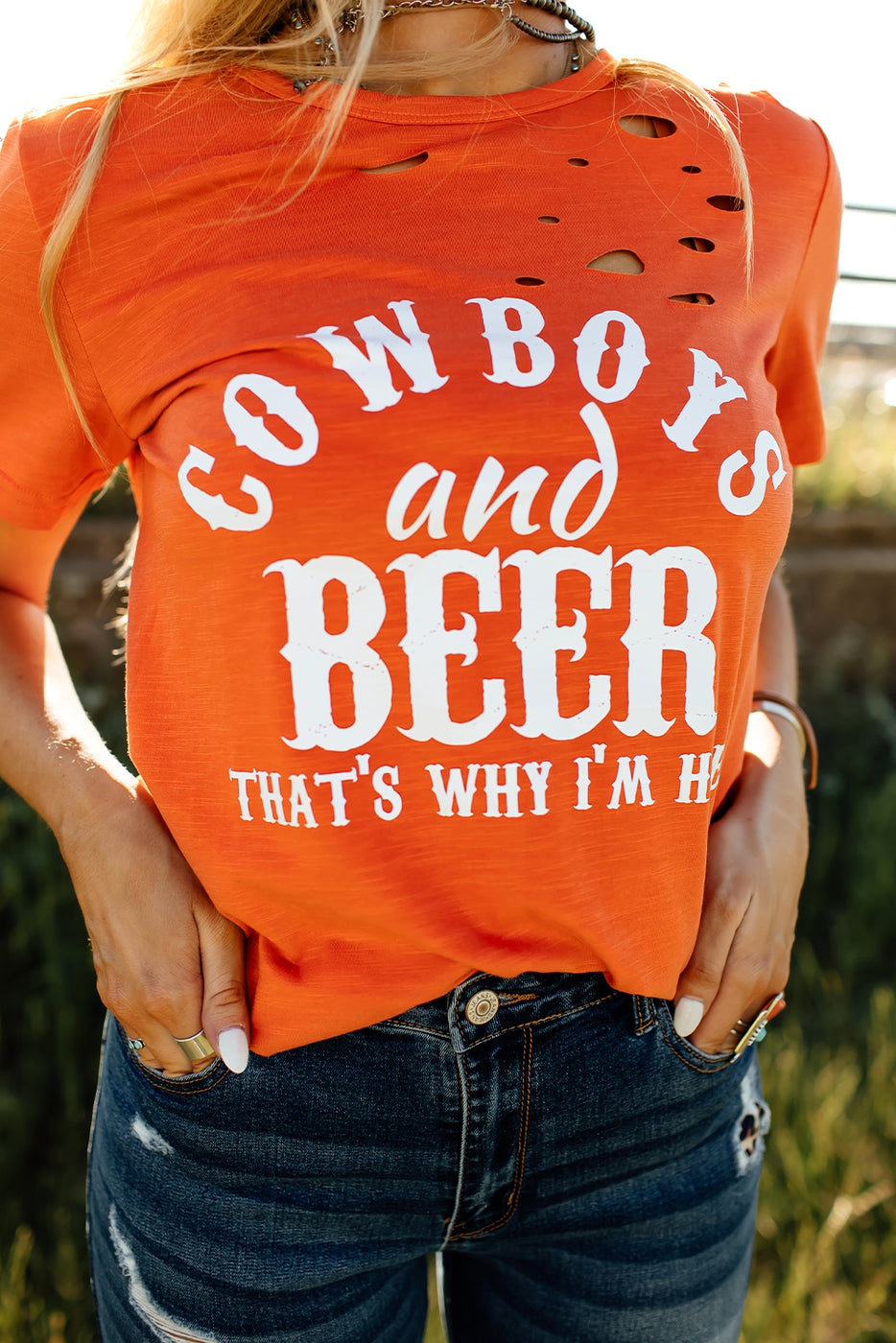 Cowboys and Beer Tee