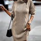 Cable Knit Sweater Dress