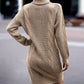 Cable Knit Sweater Dress