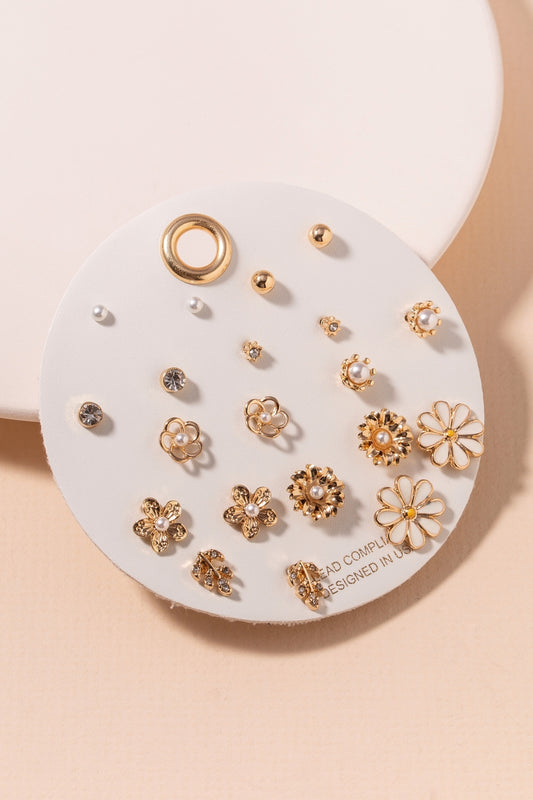 Daisy Stud Earring Pack