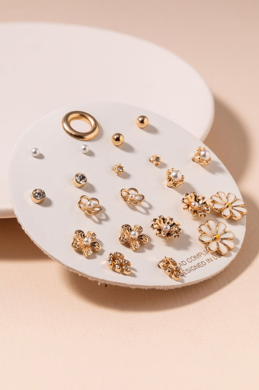 Daisy Stud Earring Pack