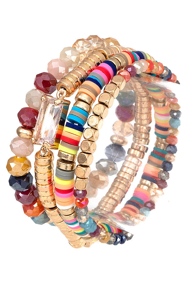 Layered Beaded Bracelet