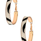 Animal Print Hoop Earrings