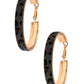 Animal Print Hoop Earrings