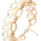 Chain and Pearl Bracelet