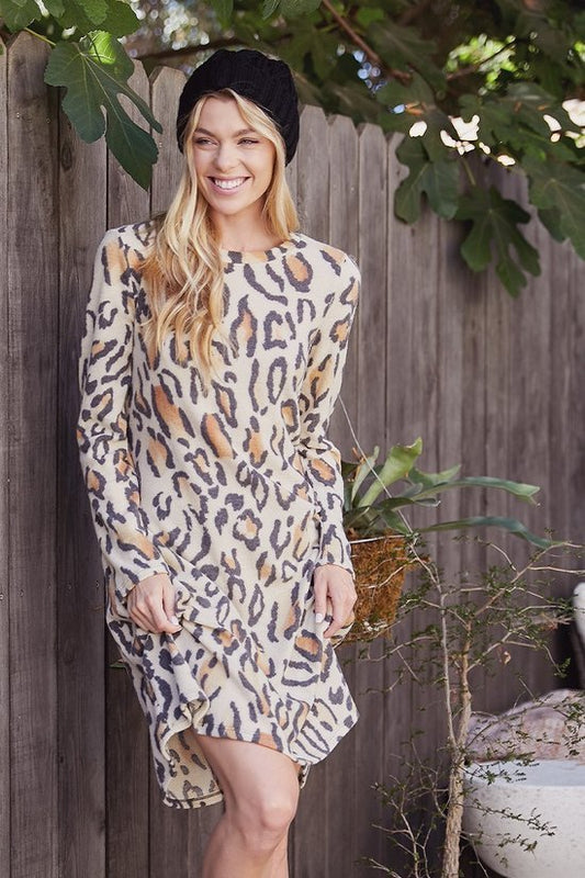 Sherri Leopard Dress